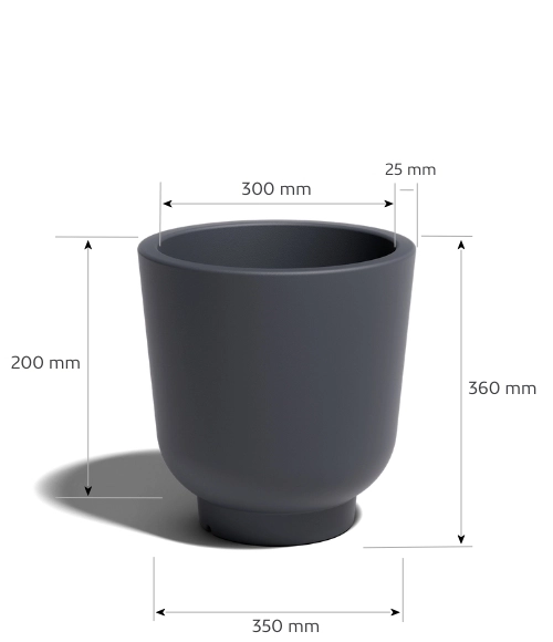 Donica ogrodowa Monumo Stevio 36 wymiary